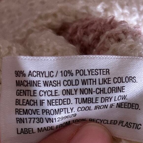 Knox Rose Womens Sweater Multicolor Striped V Neck Long Sleeve Acrylic Blend XL - Picture 7 of 12